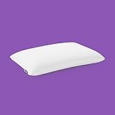 Purple Harmony Pillow – Talalay Latex Foam Cooling Pillow for Combo or Side Sleepers, 360º Hex GelFlex Grid for No-Pressure Support and Luxurious Weightless Feel - Standard, Medium Feel, Low Height