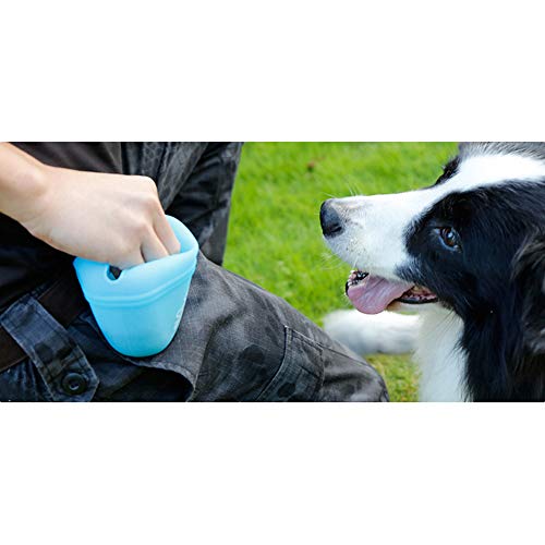 Silicone Treat Pooch Pouch for Pet Training for Dog Training, Dog Training Treats Wallet Pouch with Belt Clip and Convenient Magnetic Closing, Easy to Take Out - Thumbnail 3