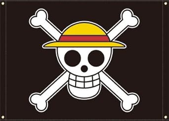 Amazon ワンピース 麦わらの一味 海賊旗 アニメ 萌えグッズ 通販