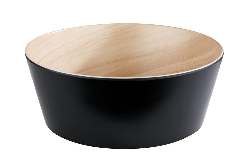 APS Frida Bowl Wood/Black - 265mm 3.4Ltr (B2B)