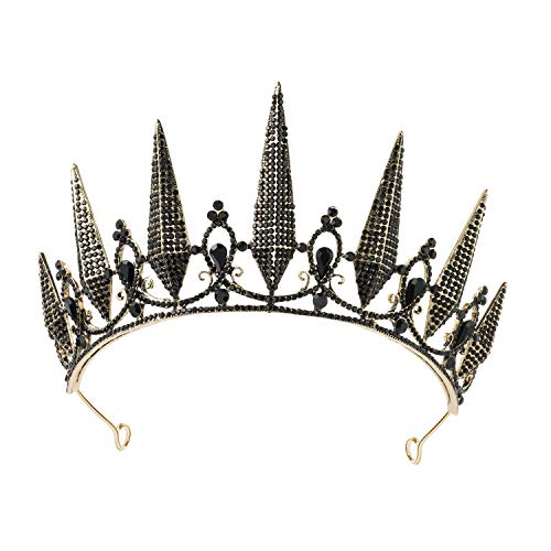 Photo 1 of SWEETV Gothic Crown Pageant Tiara for Women