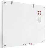 Glass Magnetic Dry Erase Whiteboard - TANKEE 36" x