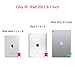 New iPad 9.7 inch 2017 Case, Karidge Glitter Bling PU Leather Smart Cover Multi-Functional Folio Hand Stand Viewing Angles Pencil Holder Auto Wake / Sleep Protective Case for iPad 9.7