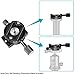 Neewer Panoramic Tripod Head, 360 Degree Bottom Rotation Aluminum Alloy Pan Head with Panorama Scale and QR Plate, Bubble Level for Tripod Monopod Slider DSLR Cameras, Max Load Up to 10 Kilograms