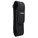 XTAR Molle Flashlight Holster Battery Pouch Holder for Surefire G2 6P E2L UltraFire 501B 502B Fenix UC30 UC35 E35 XTAR TZ20 1 Pack