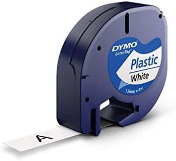 DYMO LetraTag Plastic Label 12mm suitable for DYMO LetraTag ...