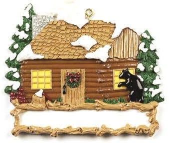 Amazon Com Log Cabin Ornament Home Kitchen