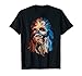 Mens Star Wars Chewbacca Art Graphic T-Shirt Large Black