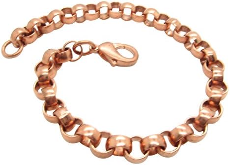 Copper Anklet CA705G - 5/16" wide - Available in 8 to 12 inch lengths - Choose your length below: (8 inch length)