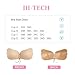 [NEW VERSION FBA] Adhesive Bra, Push Up Strapless Bra with Drawstring Reusable Invisible Silicone Backless Bras for Women (Cup B, Nude)