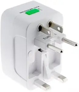 SELNA All in One International World Travel Home Wall Plug Converter AC Charger Power Adapter for iPhone 6 / 6S / Plus, iPhone 5S, 5C, 5, 5G, 4S 4 4G (AT&T, T-Mobile, Alltel, Boost, Virgin Mobile, Sprint, Verizon, Net10, Straight Talk, Cricket, US Cellular, Unlocked)