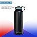 Brewberry Stainless Steel Insulated Water Bottle and Travel Mug for Hot and Cold Beverages, Wide Mouth, Double Wall Insulated Hydration Sports Water Bottle for Hiking, Biking, Outdoor, 40 OZ BPA Free