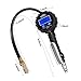 Manfiter Digital Tire Inflator with Pressure Gauge, 235 PSI Air Chuck and Compressor Accessories Heavy Duty with Rubber Hose and Quick Connect Coupler for 0.1 Display Resolution, Black