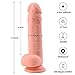 ZEMALIA 360 Degree Rotatable Dildos Realistic Penis Vibrators Multi-Speed G-Spot Wand Massager Clitoral Stimulator Sex Adult Toys for Women Sexual Wellness