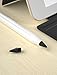 Klearlook Replacement Tip for Apple Pencil,[2-Pack] Pencil Tips iPencil Nib for Apple Pencil 1st and 2nd Generation iPad Air iPad Mini iPad Pro Series,Screen Protector Supported [Black]