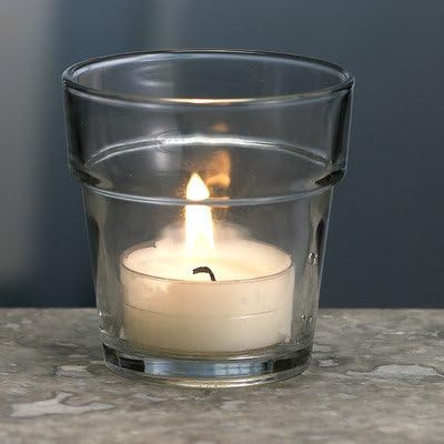 Amazon.com: Glass Flower Pot Votive Candle Holder (Set of 4): Home