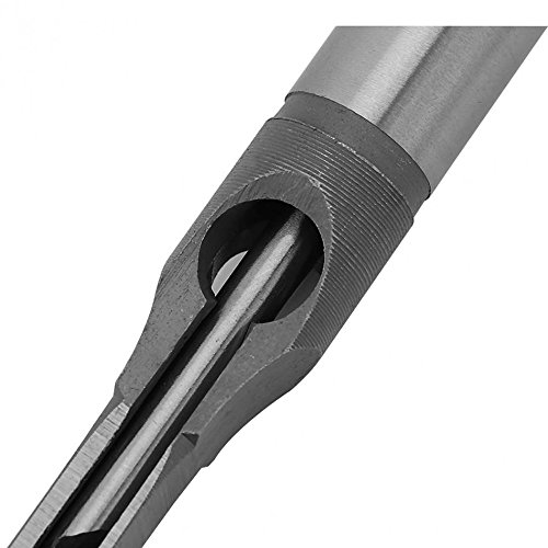 image for ZKer 2Pcs Woodworking Square Hole Drill Bit Sets Wood Mortise Chisel T