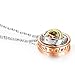 QIANSE Mom Necklace Mothers Day Gifts for Mom Birthday Gifts for Mom Wife, Womens Jewelry Mom Gifts, Rose Gold Necklaces for Women Engraved I Love You Necklace