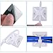 AUSTOR 100 Pack Zip Tie Mount White Adhesive Zip Tie Mounting Base (1.1