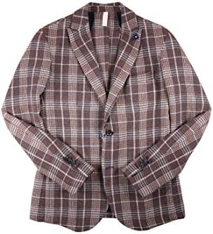 54 Paul Miranda ポールミランダ ジャケット メンズ 春夏 ブラウン 茶 リネン混 大きいサイズ 54 Paul Miranda ポールミランダ ジャケット メンズ 春夏 ブラウン 茶 リネン混 大きいサイズ