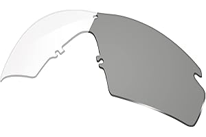 Glintbay 100% Precise-Fit Replacement Sunglass Lenses for Oakley Si Ballistic M Frame 2.0 - Photochromic Clear Non-polarized
