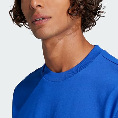Uomo Essentials Small Logo Single Jersey Shirt, Team Royal Blue/Black, S