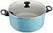 Farberware Promotional Dishwasher Safe Nonstick Stock Pot/Stockpot with Lid - 10.5 Quart, Blue