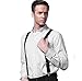 Mens 50mm Wide Heavy Duty Trouser X Shape Trouser Suspenders