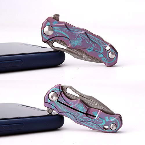 image for Samior HA013 Small Folding Pocket Flipper Knife,1.57