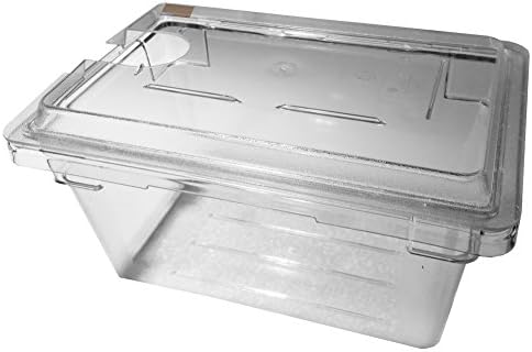 Perfect-Sousvide Clear 4.75 Gal. Pan and Precision Cut Lid for Sous Vide Immersion Circulator (Anova Bluetooth or Wifi)