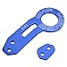 yunanwa Rear Tow Towing Hook for Universal Car Auto Trailer Ring Aluminum Alloy (Blue)