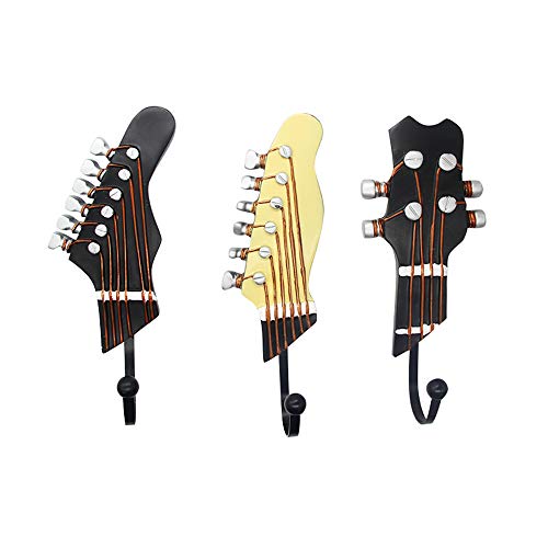 Guitar Shaped Decorative Hooks