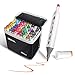 ZSCM 60 Colors Dual Tips Alcohol Based Permanent Marker Pens with Case Art Twin Markers for Painting, Coloring, Sketching and Drawing (60 Colors)