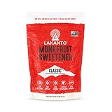 Lakanto Monkfruit Sweetener, 1:1 Sugar Substitute, Keto, Non-GMO (Classic White - 3 lbs)