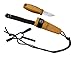 Morakniv Eldris Fixed-Blade Pocket-Sized Knife with Sandvik Stainless Steel Blade, Lanyard and Firestarter, Yellow, 2.2 Inch