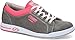 Storm Meadow Bowling Shoes, Grey/Pink, 8.5