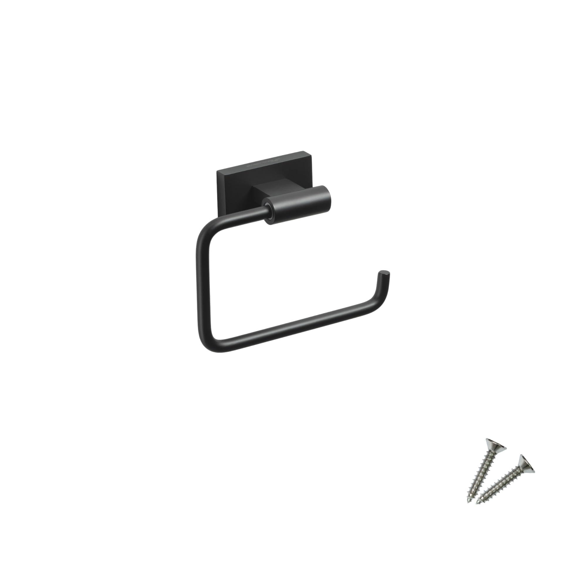 Sagittarius One 140S1-B Wall Mounted Toilet Roll Holder – Polished SUS304 Stainless Steel, Rustproof Chrome Finish, Durable & Stylish – Matt Black