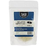 Herb Affair Clear Empty Gelatin Capsules Size 4-1000 Count - Holds 120-240mg- Great for Small Dogs and Kids Medication - Works with Most Capsule Fillers