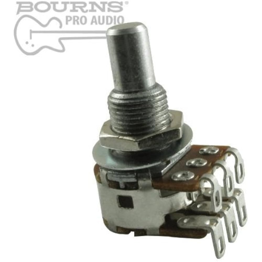 Bourns Mini BlendBalance Guitar Potentiometer, 500K Dual MN Taper