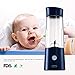 Portable Blender, Kacsoo M620 Mini Blender Personal Smoothie Fruit Mixer Juicer Cup, Single Serve USB Rechargeable Travel Blender for Shakes and Smoothies, with 5200 mAh Rechargeable Battery (Blue)