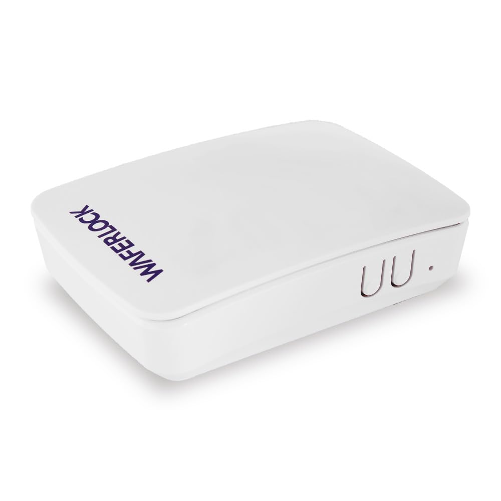 WAFERLOCK R400 Wired Smart Gateway Hub for Smart Locks | Remote Control via App | Stable Ethernet Connection (Ethernet Cable Not Included)