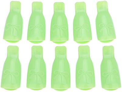 Skango(TM) 10Pcs/Lot UV Gel Polish Nail Art Soakers Off Removers Polish Wrap Nail Degreaser Tool Nails Finger Clip Caps Soak Off Remover