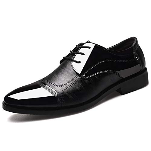 Mens Dress Shoes Fashion Pointed Toe Men's Business Casual Shoes Leather  Oxfords Shoes Big Size