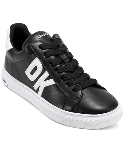 DKNY Zapatillas Abeni-Lace Up para Mujer, Color Negro y Blanco, Talla 40 EU, Negro y Blanco, 40 EU