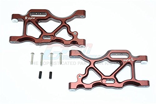 Arrma Senton 6S BLX (AR102654) Upgrade Parts Aluminum Rear Lower Arms - 1Pr Set Brown