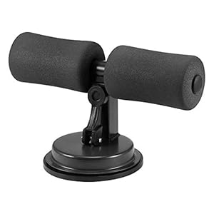 ALLOMN Sit Up Bars, Zelfzuig Sit Up Assistant 4 Hoogtemodi Verstelbare Fitness Stand, Fitnessapparatuur Krachttraining…