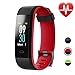 Letsfit Fitness Tracker with Heart Rate Monitor, Color Screen Smart Watch with Sleep Monitor, Step Counter, Calorie Counter, IP68 Waterproof Pedometer Watch for Kids Women Men