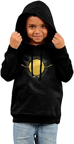 Sun Worshipper Little Boys&amp;Girls Unisex Black Long Sleeve Hoodie Hooded Sweatshirt 3 Toddler