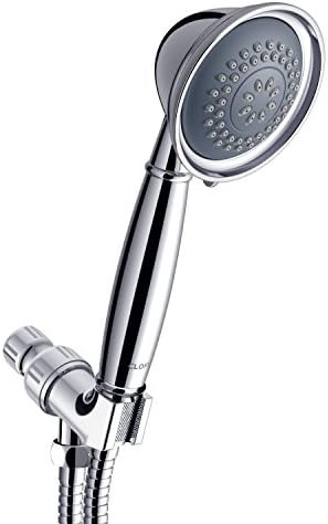 CLOFY Anti-clog Shower Head, Handheld Shower with Hose and Holder, High Pressure 3 Setting Spray Function Hand Shower Head