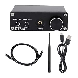 Bluetooth-versterker, Bluetooth 5.0 Mini USB DAC-audiodecoder Hoofdtelefoon Digitale versterker met versterker, digitale…